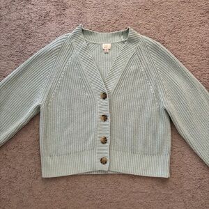 A New Day Light Blue Button-Up Cardigan